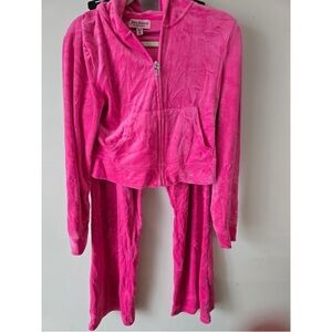 Pink juicy Couture Jacket and Pants Set